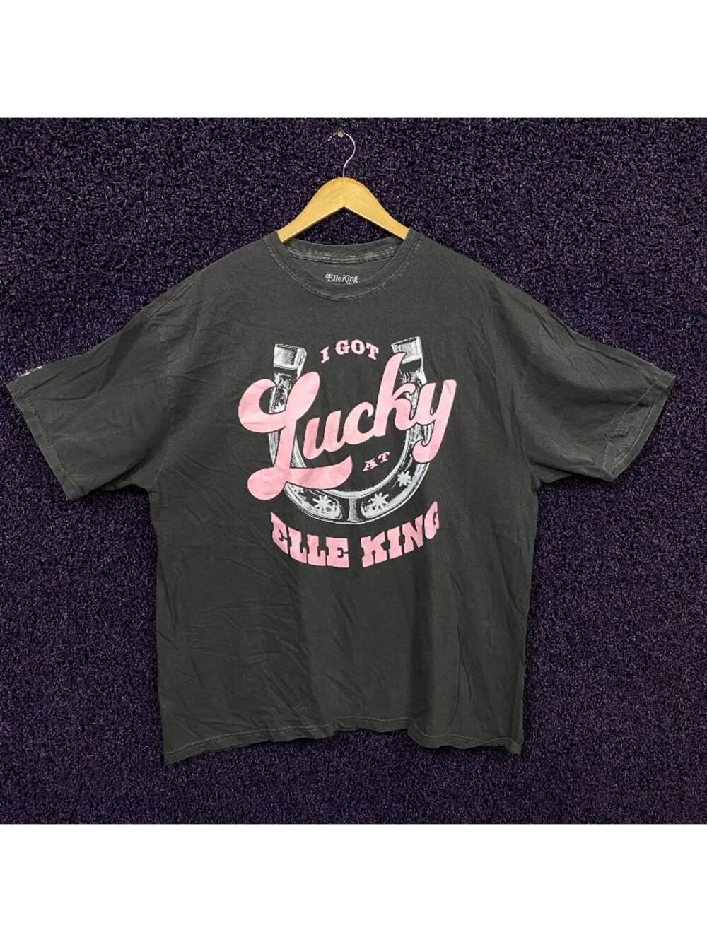 I Got Lucky at Elle King Double Sided Tour Tshirt size 2XL